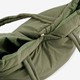 Puffer shopper schoudertas groen