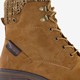 Veterboots cognac met gebreid detail