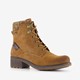 Blue Box veterboots cognac met gebreid detail