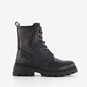 Dames veterboots zwart