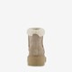 Gevoerde boots met imitatiebont taupe