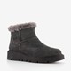 Hush Puppies gevoerde boots met imitatiebont grijs