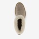 Gevoerde boots met imitatiebont taupe