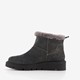 Gevoerde boots met imitatiebont grijs