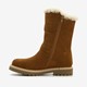 Gevoerde meisjes boots bruin cognac