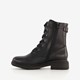 Dames veterboots zwart
