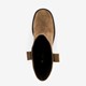 Suede dames laarzen met hak bruin