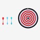 Dartboard mini