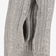 Kabelgebreid heren vest grijs