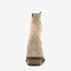 Leren meisjes western boots beige