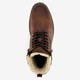 Leren heren veterboots bruin