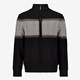 Heren vest met grafische print zwart