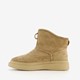 Gevoerde dames boots beige
