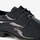 Heren lak veterschoenen zwart