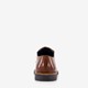 Leren heren veterschoenen cognac bruin