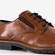 Leren heren veterschoenen cognac bruin