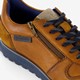 Leren heren sneakers cognac bruin