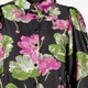 Dames blouse zwart met bloemen