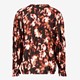 Dames blouse zwart goud