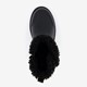 Gevoerde meisjes biker boots zwart