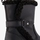 Gevoerde meisjes biker boots zwart