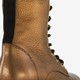 Leren meisjes veterboots brons