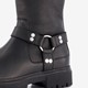 Leren meisjes biker boots