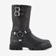 Leren meisjes biker boots
