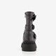 Dames biker boots met gespen grijs