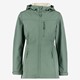 Kinder parka softshell jas groen