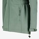 Kinder parka softshell jas groen