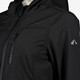Dames parka softshell jas zwart