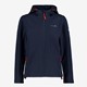 Mountain Peak kinder softshell jas blauw