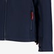 Kinder softshell jas blauw