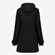 Dames softshell parka jas zwart