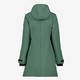 Dames softshell parka jas groen