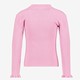 Vianna geribde meisjes longsleeve roze