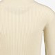 Vianna geribde meisjes longsleeve beige