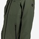 Padded heren softshell jas groen