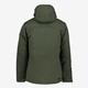 Padded heren softshell jas groen