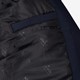 Padded heren softshell jas blauw