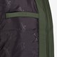 Padded heren softshell jas groen