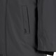 Padded heren softshell jas grijs