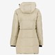 Dames parka winterjas waterafstotend beige