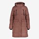 Dames parka winterjas waterafstotend roze