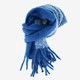 Zachte dames sjaal ijsblauw