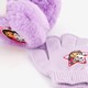 Kinder set oorwarmers handschoenen