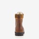 Leren dames veterboots bruin