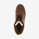 Leren dames veterboots bruin