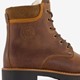 Leren dames veterboots bruin